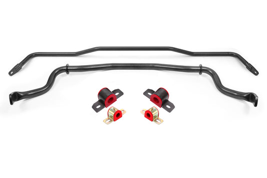 BMR 2015-2026 S550 Mustang Sway Bar Kit with Bushings Front and Rear (SB044 Front/SB762 Rear) Black Hammertone