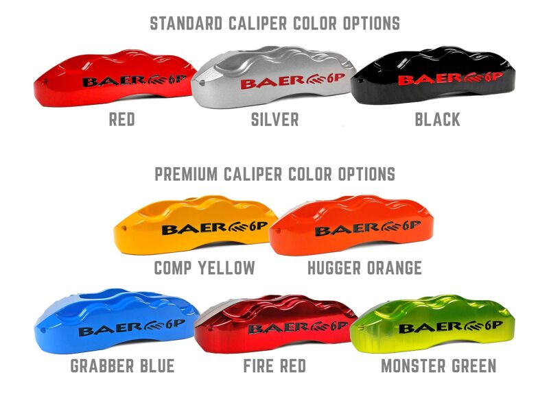 Baer Brakes Rear Ends w/ Dana 60/Mopar 8-3/4in Car HE 13in SS4+ Rear SDZ Brake Kit - Blk