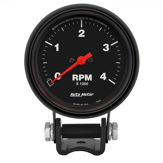AutoMeter 2890 Z-Series 2-5/8in 4K RPM Pedestal Tachometer Gauge
