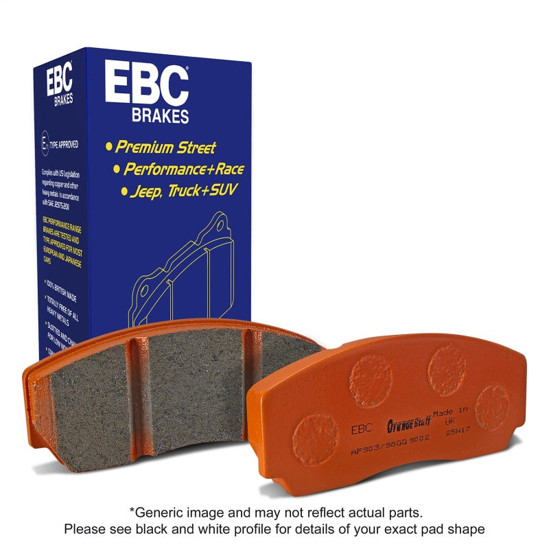 EBC 08-11 Chrysler Town & Country 3.3 Extra Duty Front Brake Pads ED91798