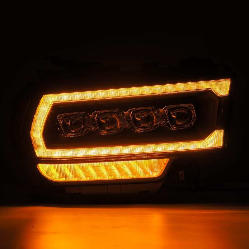 AlphaRex 880553 19-21 Ram 2500 NOVA LED Projector Headlights Plank Style Black w/Activation Light/Sequential Signal/DRL