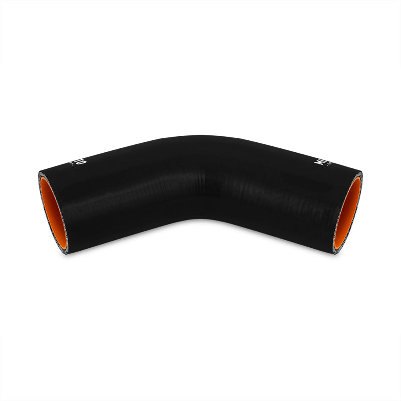 Mishimoto 4in. 45 Degree Silicone Coupler - Black - #MMCP-4045BK