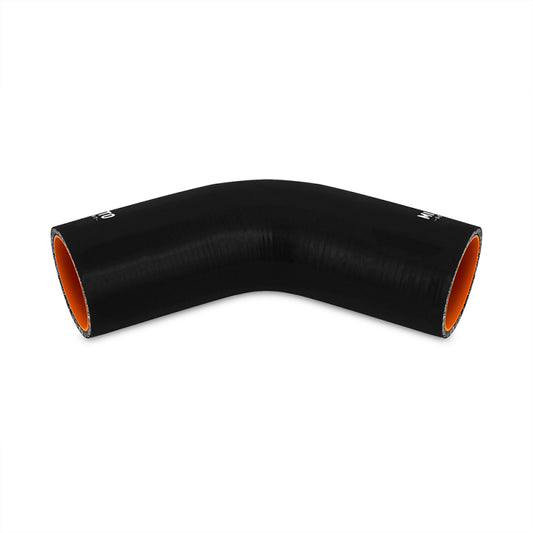 Mishimoto 4in. 45 Degree Silicone Coupler - Black - #MMCP-4045BK