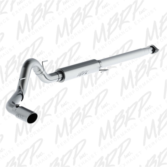 MBRP S5259AL Armor Lite Cat-Back Exhaust - 4-Inch Single Side Exit | Aluminized