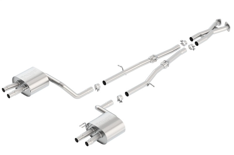 Borla 140736 Cat-Back Exhaust System S-Type for 2018-2021 Kia Stinger (3.3L V6 Twin Turbo)