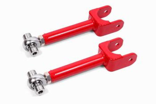 BMR 1978-1987 G-Body Upper Control Arms DOM Single Adj Rod Ends - Red