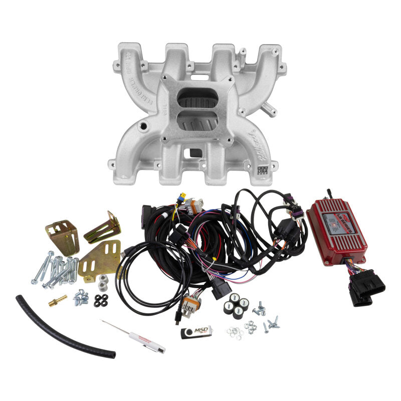Edelbrock 71196 Performer RPM Carbureted Intake Manifold for GM LS3/L92/L76