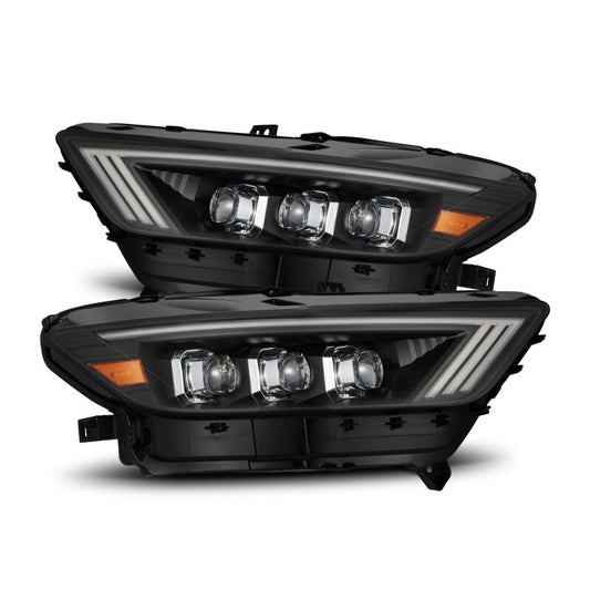 AlphaRex 880144 15-17 Ford Mustang NOVA Series LED Projector Headlights Black