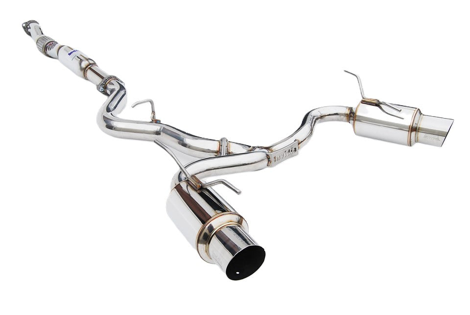 Invidia HS08STIGTP 08-14 Subaru STI 11-14 WRX Hatchback Dual N1 S.S.Tips Cat-Back Exhaust