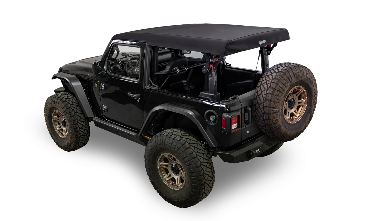 Bestop Supertop Glide Softgoods Box 1 Black Twill for 18-26 Jeep Wrangler JL