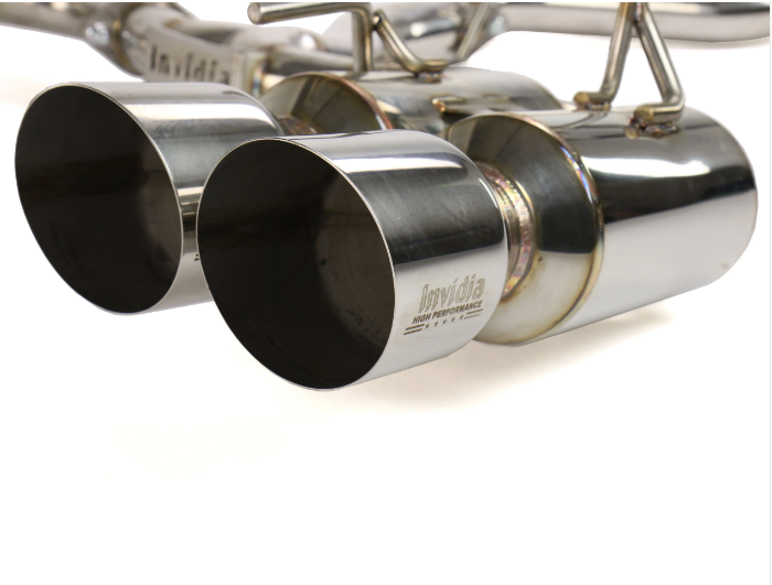 Invidia HS08ST5GM4SS 08-14 Subaru STI 11-14 WRX Hatchback R400 Quad S.S.Tip Cat-back Exhaust