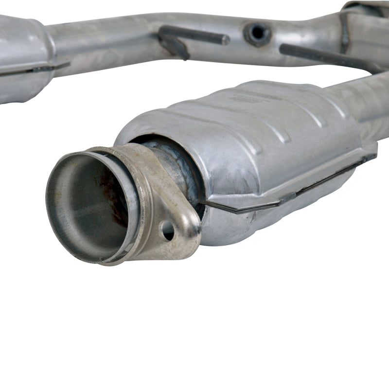 BBK Performance 1538 Short Mid H-Pipe with Catalytic Converters (2-1/2 in) for 1996-2004 Ford Mustang GT Cobra 4.6L