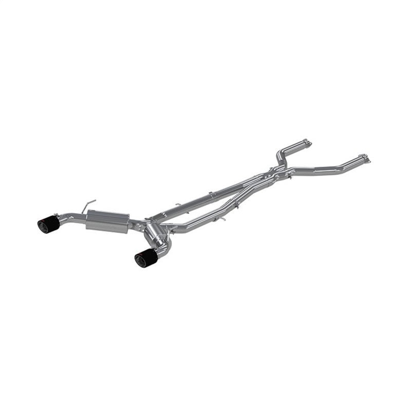 MBRP S44003CF Cat-Back Exhaust System - 2016-2024 Infiniti Q50 3.0L (RWD/AWD) (Street) | T304 Stainless