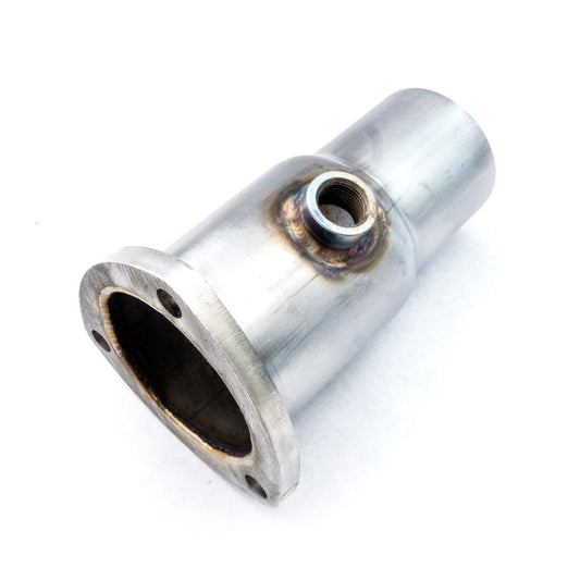 Stainless Works for Collector Adapter 3-Bolt 3in OD Tubing 2-1/2in OD Outlet + O2 Bung