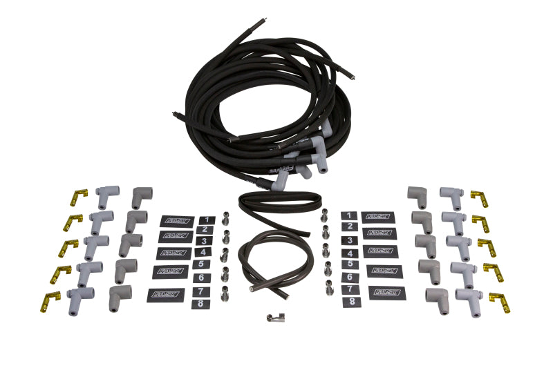 FAST 295-0082 FireWire Universal 8-Cylinder Wire Set with Sleeve 90 Degree Plug