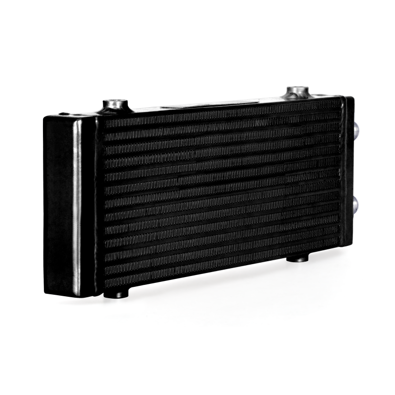 Mishimoto Universal Medium Bar and Plate Dual Pass Black Oil Cooler - #MMOC-DP-MBK