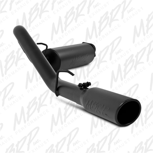MBRP S5500BLK Cat-Back Exhaust System - 2000-2006 Jeep Wrangler TJ | Black Coated