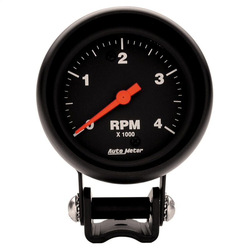 AutoMeter 2890 Z-Series 2-5/8in 4K RPM Pedestal Tachometer Gauge