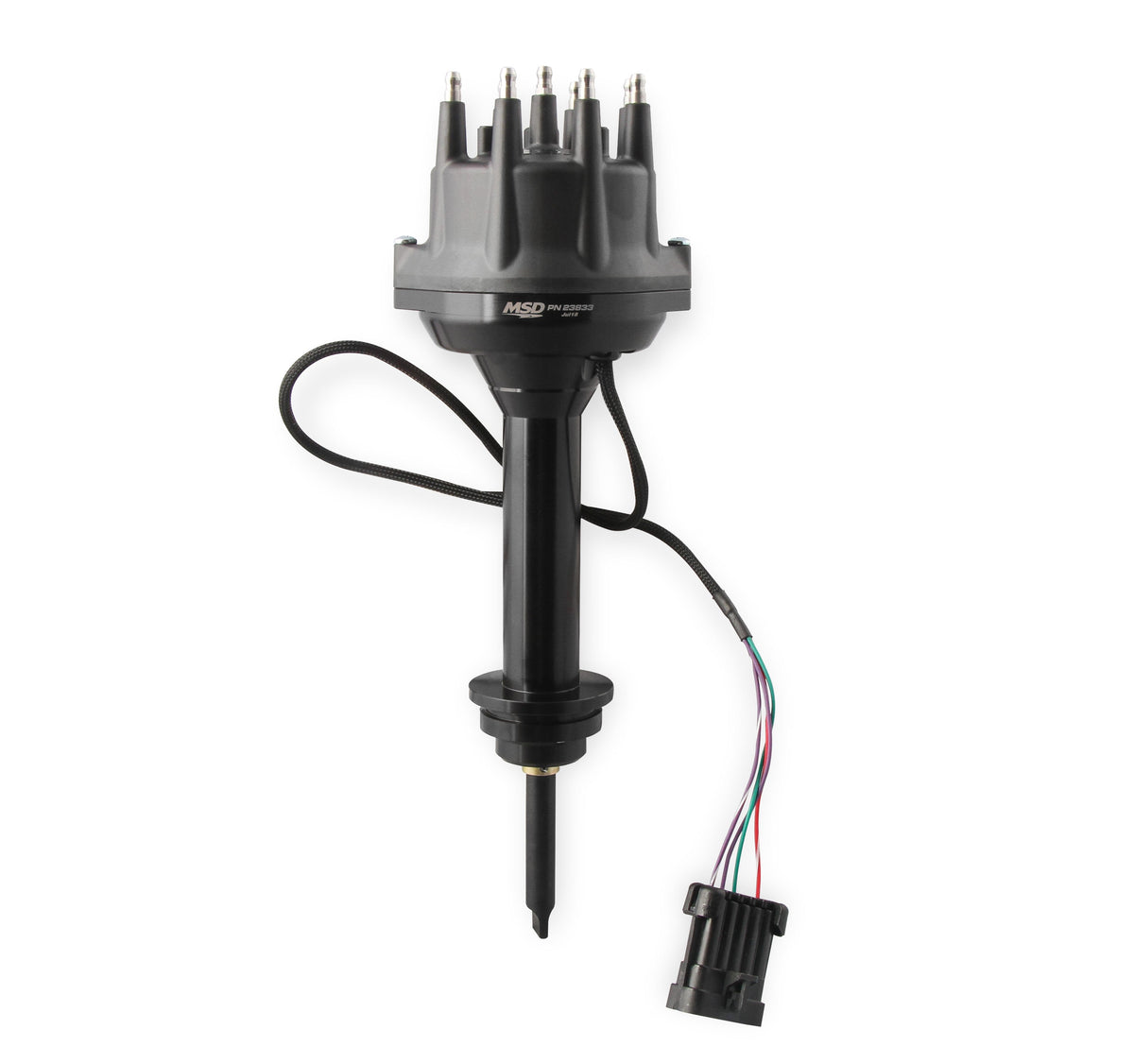 MSD 23833 Black, for Chrysler 426, 440 Dual Sync Distributor