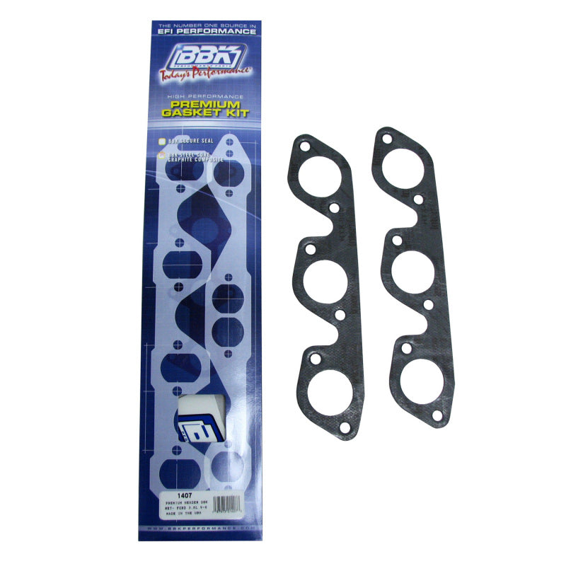 BBK Performance 1407 Exhaust Header Gasket Set (Pair) for 1994-2004 Ford Mustang V6 (3.8L / 3.9L)