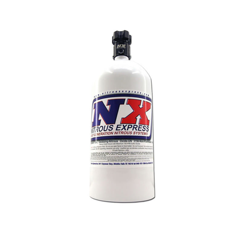 Nitrous Express 5lb Bottle w/Lightning 500 Valve (5.25 Dia x 17.64 Tall) 11050