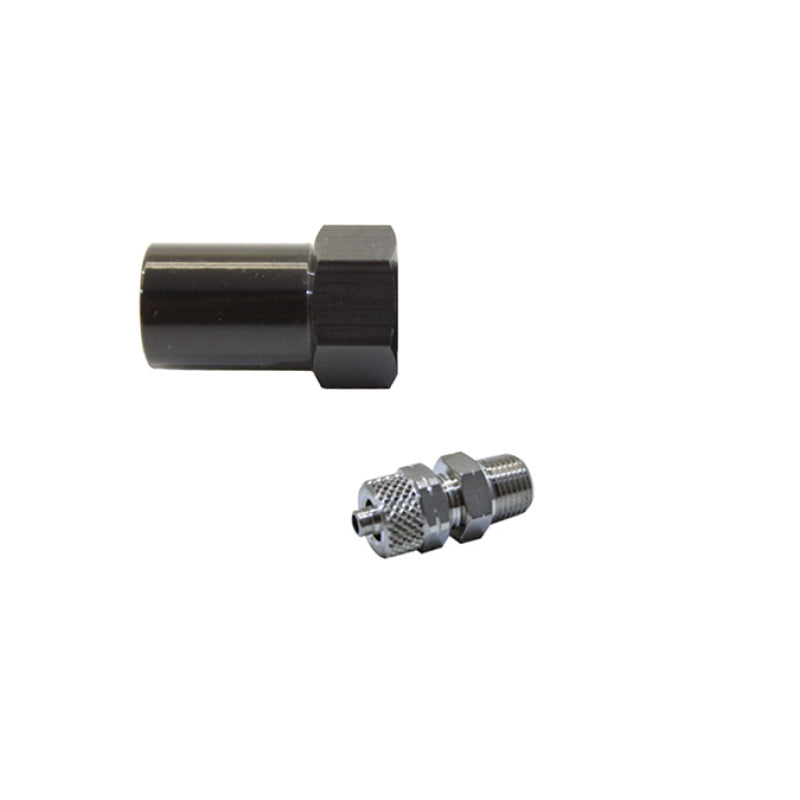 Snow Performance SNO-810-QC 1/8in NPT to 1/4in QC Low Profile Str Nozzle Holder