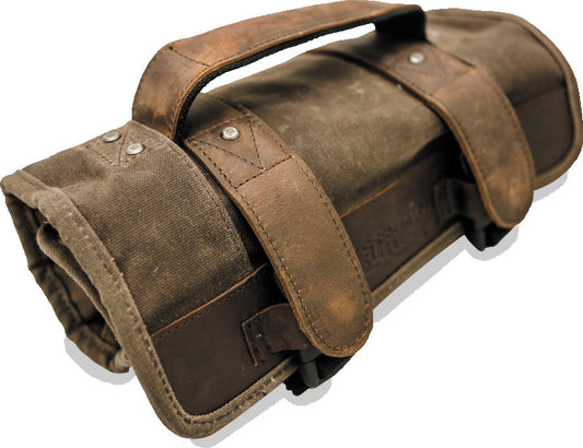 Burly Brand B15-1030D Voyager Tool Roll Dark Oak