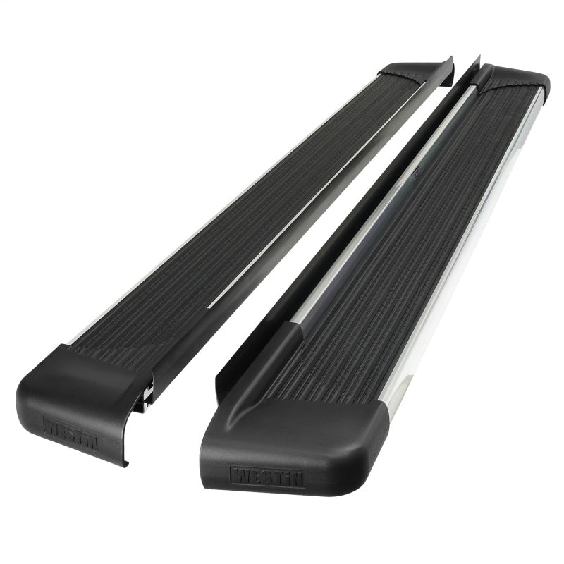 Westin 27-64760 SG6 Polished Aluminum Running Boards 83 in Polished