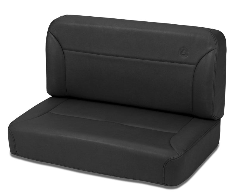 Bestop Back Seat - 55-83 Jeep Cj5 Rear Trailmax II Fixed (All Vinyl Black Denim)