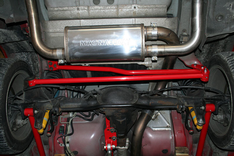 UMI Performance 2024-R Panhard Bar Relocation Kit Red for 1982-2002 GM F-Body