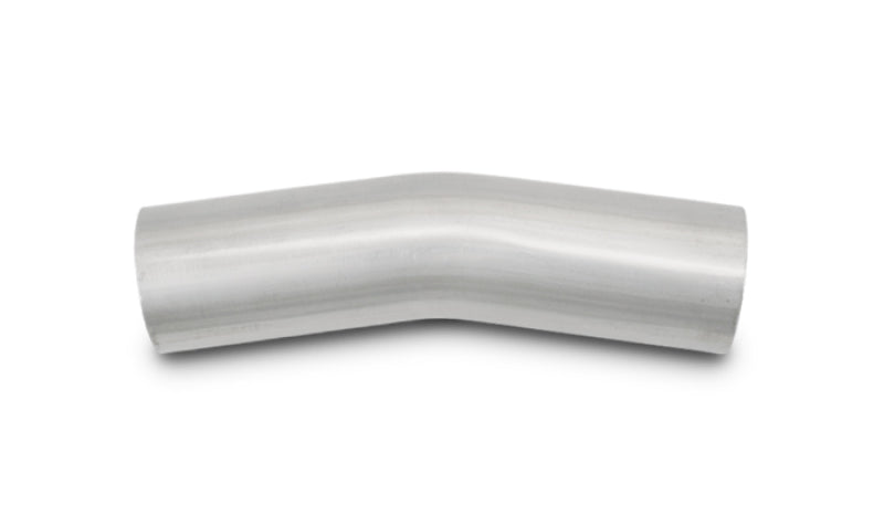 Vibrant 2.25in O.D. T304 SS 15 deg Mandrel Bend 5in x 5in leg lengths