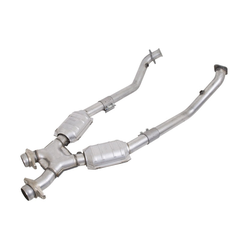 BBK Performance 1670 High Flow X-Pipe with Catalytic Converters (2-1/2 in) for 1999-2004 Ford Mustang GT Cobra 4.6L