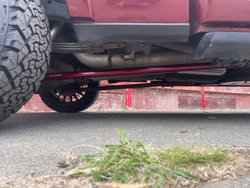 Wehrli Custom Fabrication WCF100854-RED RCLB/CCSB/ECSB 60in Traction Bar Kit WCFab Red for Ford / Dodge / Ram HD