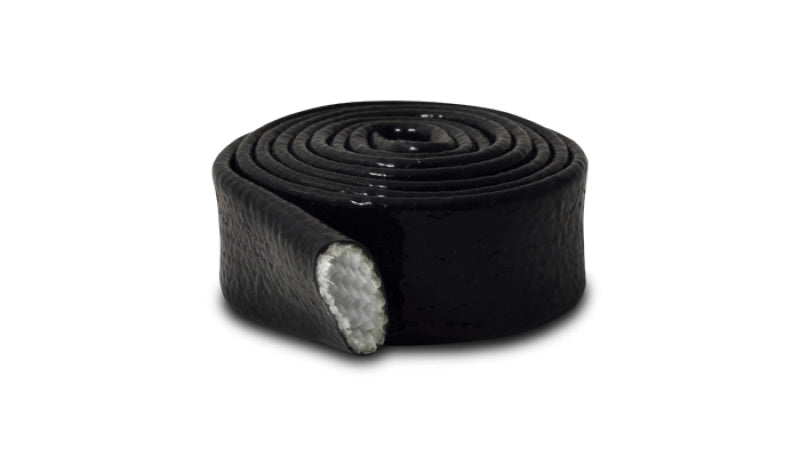 Vibrant 1in O.D. Heat Protect Flexible Sleeving (5 foot length) Black