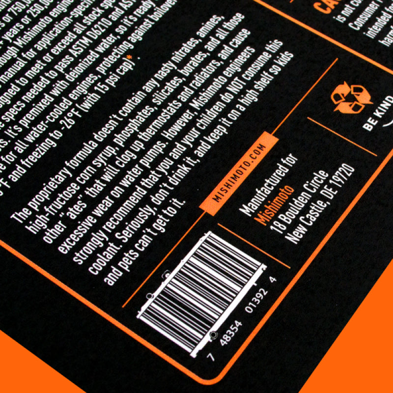 Mishimoto Liquid Chill Synthetic Engine Coolant - Full Strength - #MMRA-LC-FULLF