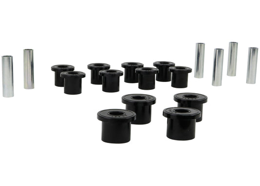 Whiteline W73820 Spring Eye Front/Rear and Shackle Bushing for 1987-1995 Jeep Wrangler