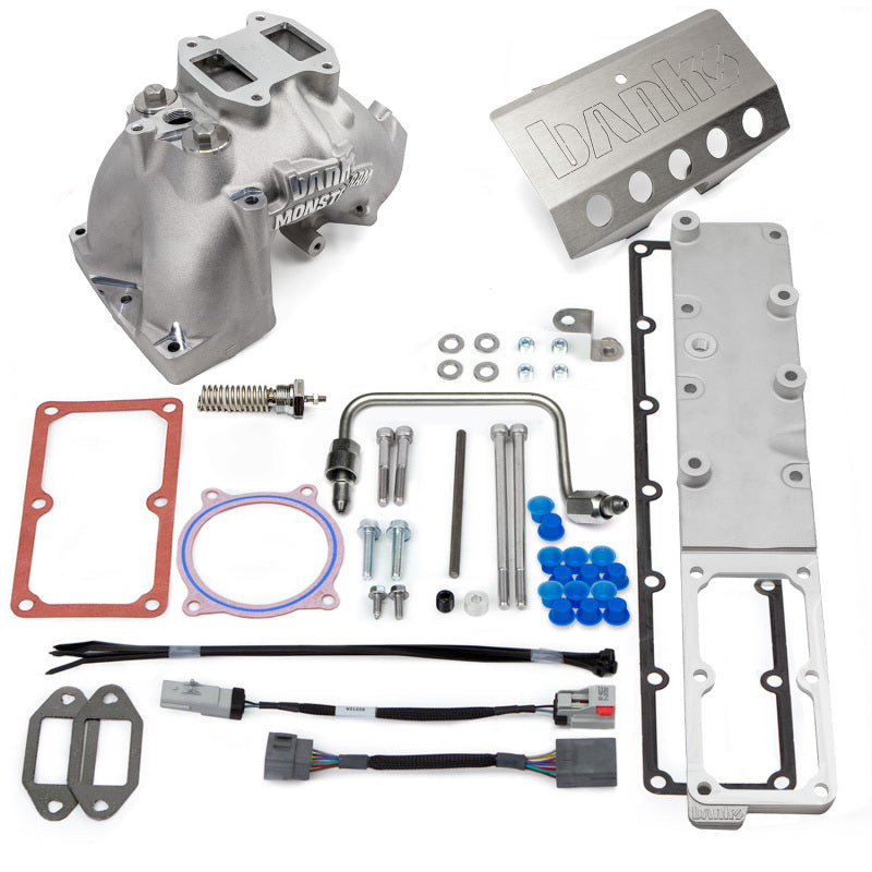 Banks Power Monster-Ram® Intake System W/Fuel Line - 19-24 Dodge/RAM 2500/3500 6.7L, CARB, Red, w/Heater System Upgrade