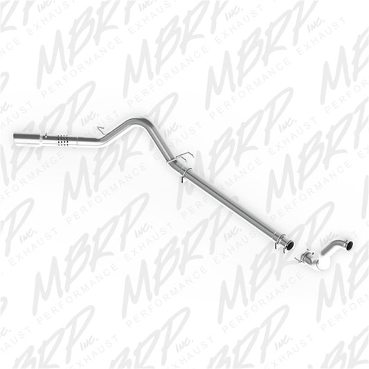 MBRP 08-10 Ford 6.4L F250/350/450 4 inch Filter Back Alum and Down Pipe
