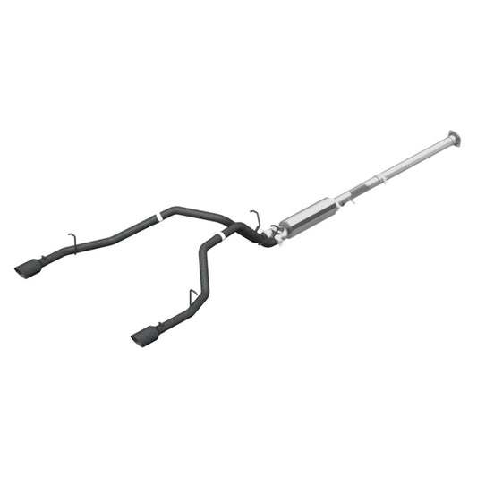 MBRP S5152BLK Cat-Back Exhaust System - 2019-2024 RAM Hemi 1500 5.7L CC/QC | Black Coated