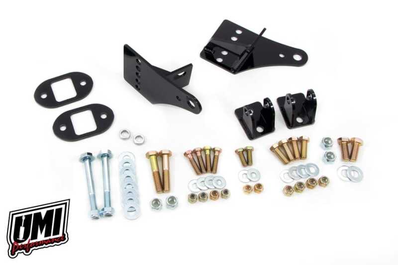 UMI Performance 3049 Rear Coilover Bracket Kit Bolt-In Brackets Only