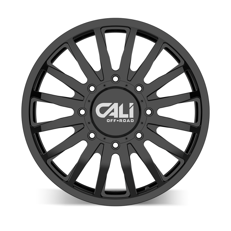 Cali Off-Road Summit Dually Front 22x8.25 8x165.1 115mm Gloss Black Wheel 9110D-22881GBF115