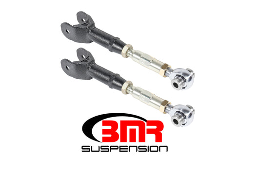 BMR 16-24 6th Gen Camaro Upper Trailing Arms with On-Car Adj. Rod Ends - Black Hammertone