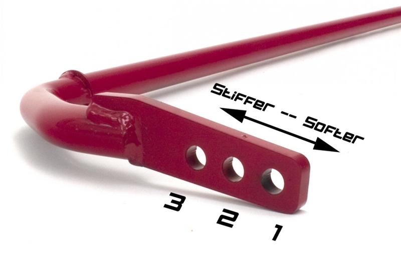 ALTA Performance AMP-SUS-310 22mm Adjustable Rear Sway Bar (Red) for 2002-2012 MINI Cooper / Cooper S / John Cooper Works (R50-R57)