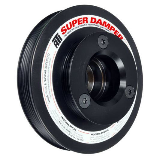 ATI Performance Products 918468 Super Damper Harmonic Balancer 6.78 in Aluminum 4/6 Groove 9% Overdrive for 1993-2001 Honda Prelude (H22 VTEC)