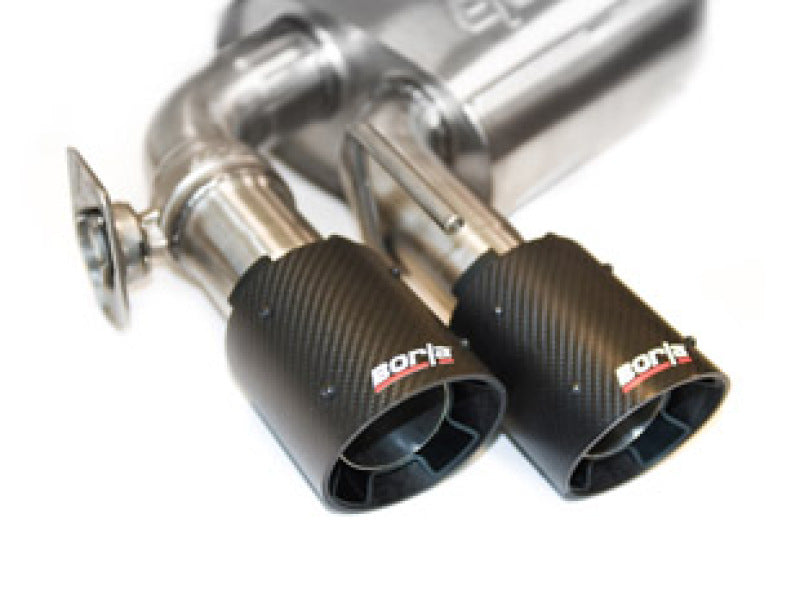 Borla 140726CFBA 17-18 Chevrolet Camaro ZL1 6.2L V8 S Type Catback Exhaust w/ Dual Mode Valves CF Black Anod - #140726CFBA