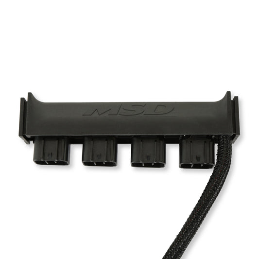 MSD 77403 Power Grid 4-Connector Hub - Black Housing