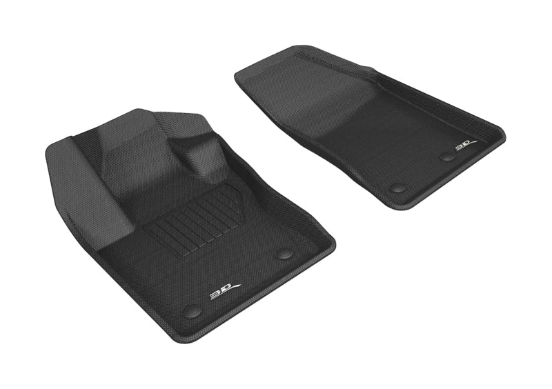 3D MAXpider Kagu Front Floor Mats for 2017-2020 Jeep Compass
