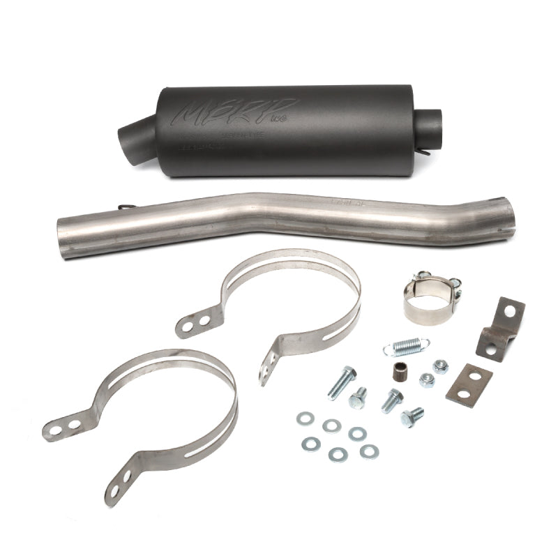 MBRP 05-07 Suzuki LT A 700 King Quad Slip-On Exhaust with Perf. Muffler