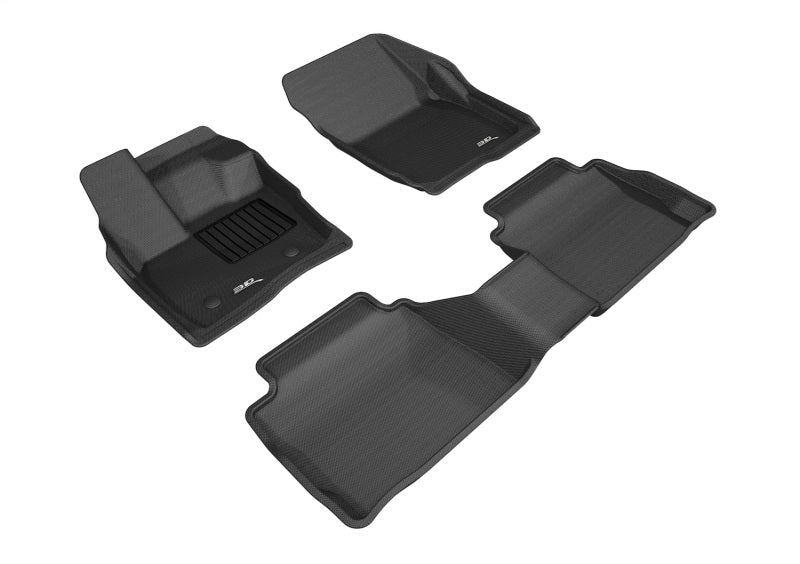 3D MAXpider Kagu Front & Rear Floor Mats for 2018-2025 Lincoln Navigator