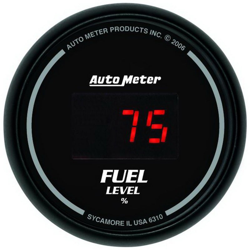 AutoMeter 6300 Sport-Comp Digital 5-Piece Gauge Kit 3-3/8in & 2-1/16in Electric Speedometer